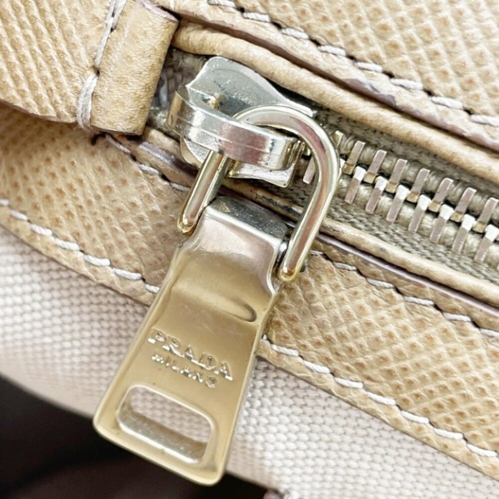 PRADA Brown Leather Shoulder Bag - Picture 6 of 10